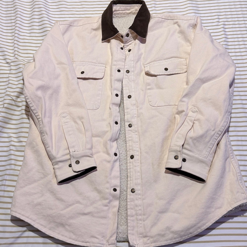 Brandy Melville workwear Oversized Sherpa Jacket - Picture 1 of 5